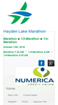 Mobile Screenshot of haydenlakemarathon.org